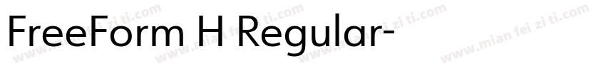 FreeForm H Regular字体转换